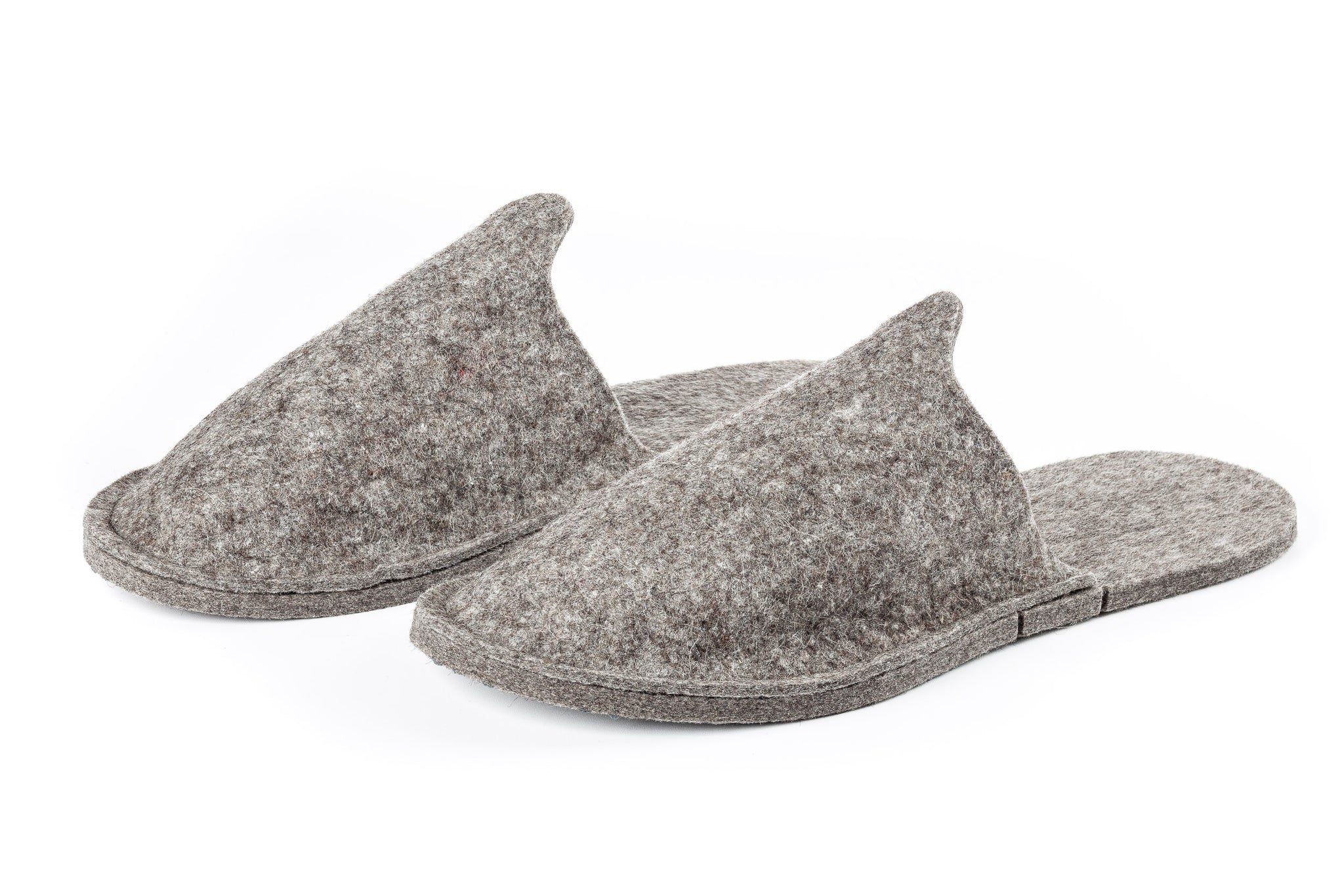 Pantofole in feltro da ospite, grigio – Orthopant